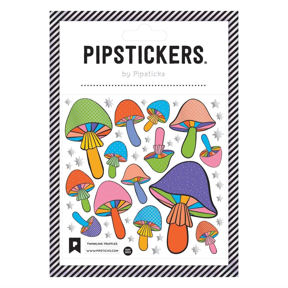 Pipsticks, Stickers, Art & School, Approximately 4"x4", Twinkling Truffles, 620096
